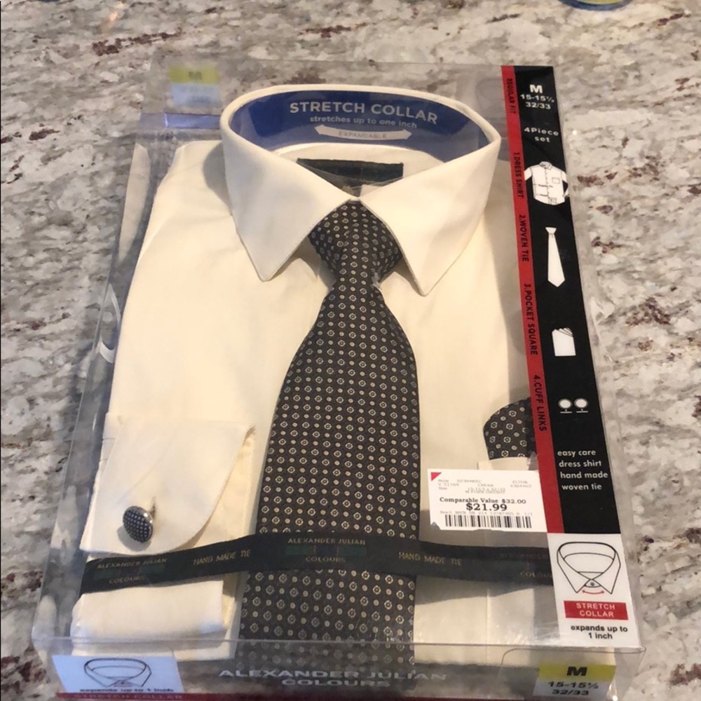 NIB dress shirt set